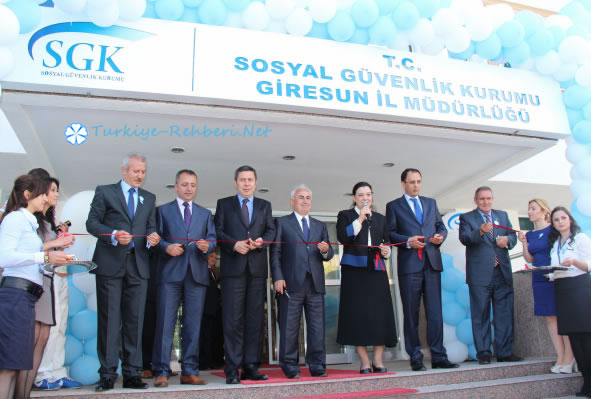 sgk giresun hizmet binası açılışı