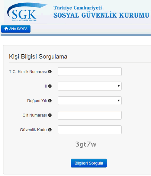 SGK Sorgulama