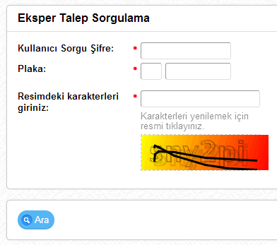 Eksper Talep Sorgulama