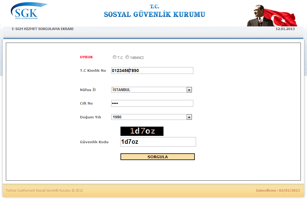SGK e-SGM hizmet ekranından SGK prim sorgulama yapabilirsiniz.