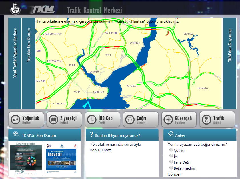 İstanbul Trafik Durumu, Canlı İBB Trafik Kameraları