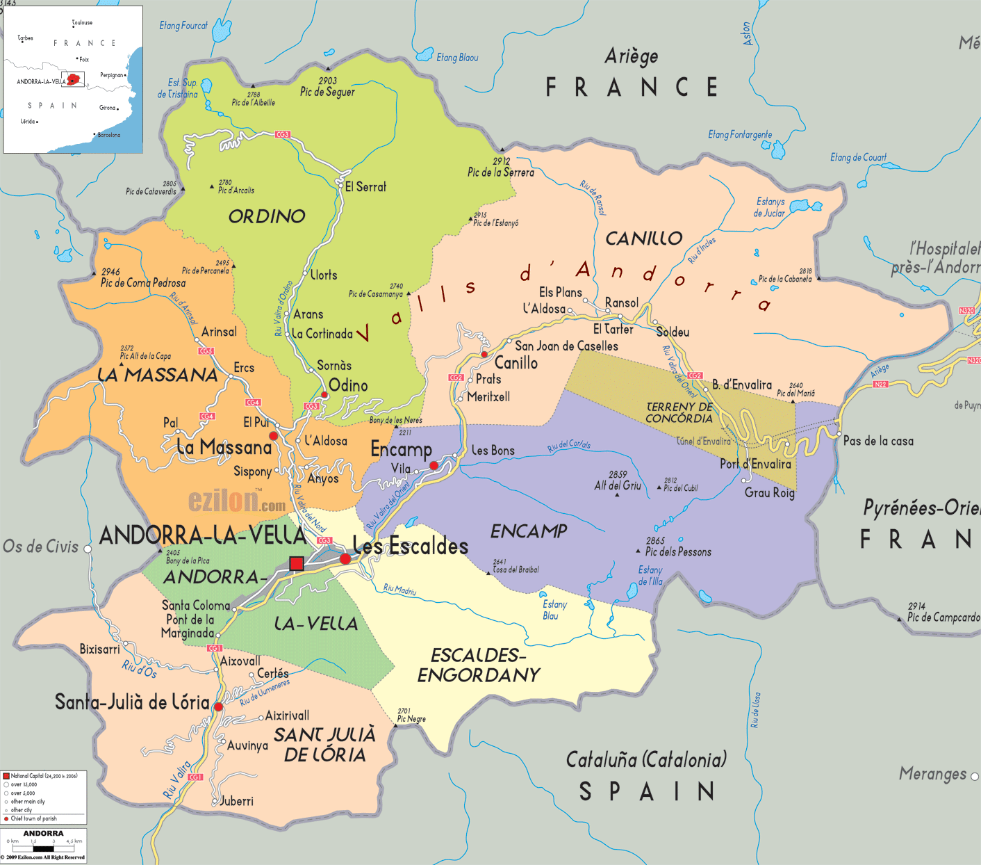 Andorra politik haritasi