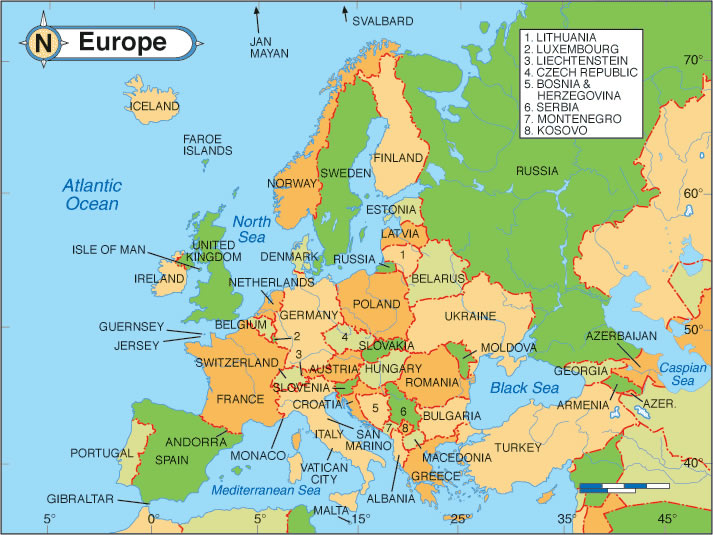 Harita Avrupa