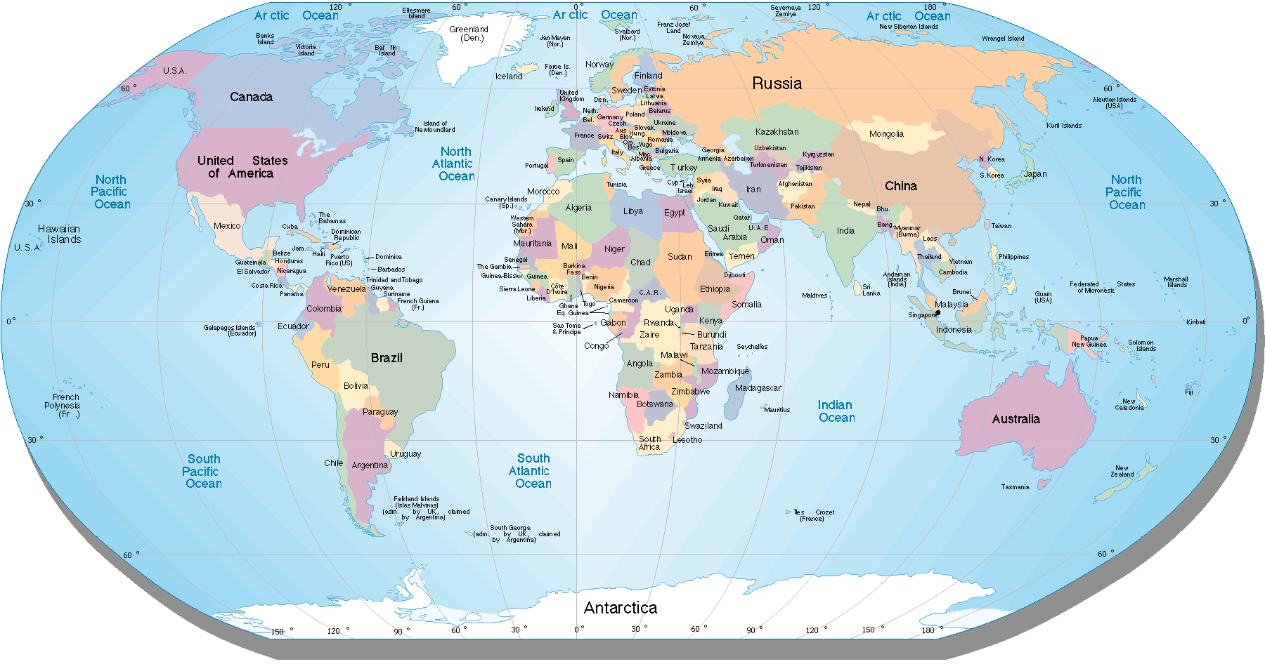 Dünya haritasi