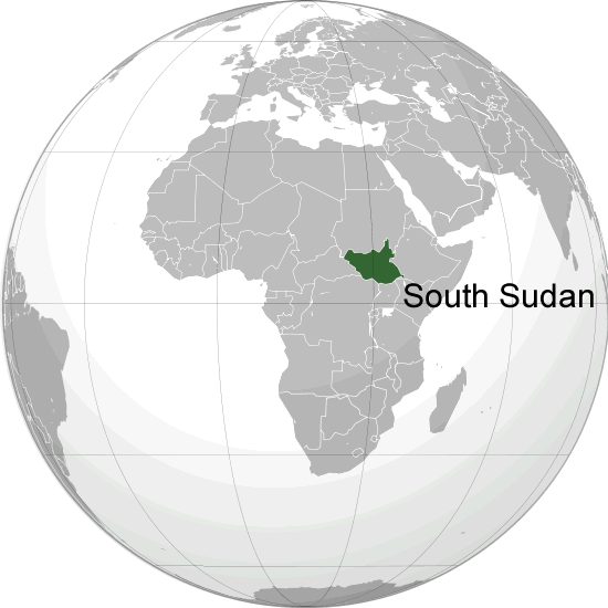 Güney Sudan Nerede