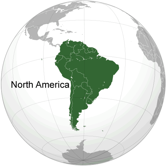 Güney Amerika Nerede