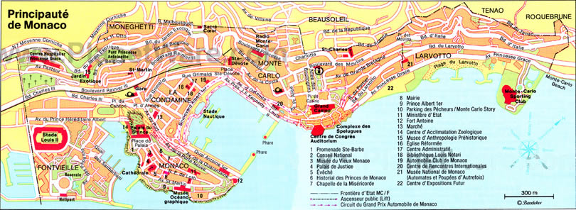 Monako haritasi