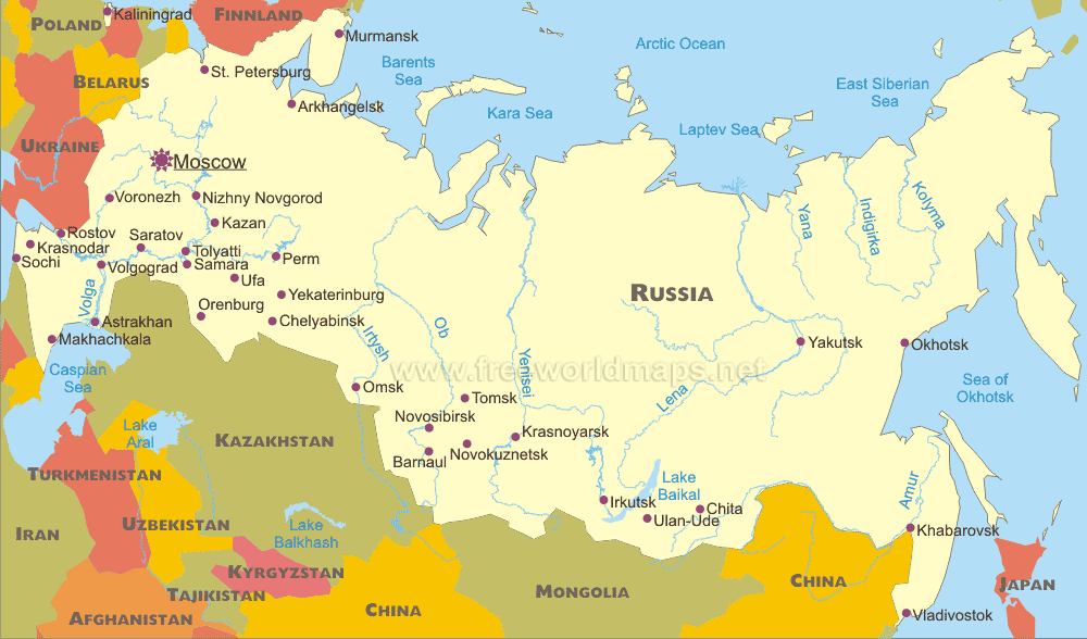 harita Rusya