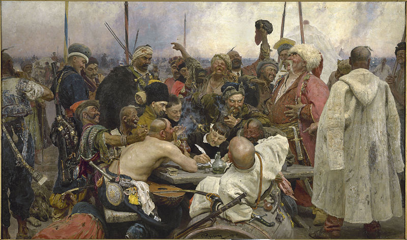Repin Cossacks 1880 Ukrayna
