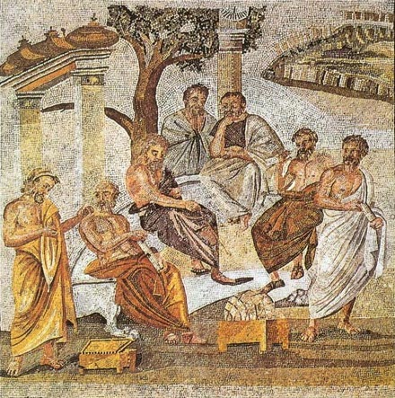 Plato Academisi mosaik Yunanistan